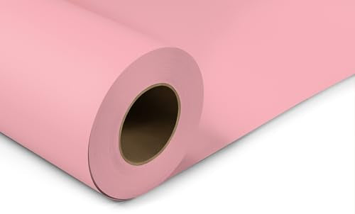 Denny Manufacturing - Seamless Paper Backdrop for Photography, Pink Seamless Paper Roll - Light Pink (53 in x 36 ft) Includes Free Roll Black Gaffer Tape (2 in x 13 ft) - color: Light Pink, size: 53 in x 36 ft