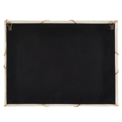 Farmlyn Creek Rectangular Fabric Bulletin Board - Picture Board for Photos - Farmhouse Style & Office Wall Decor - 16 x 12 in, Beige (Pack of 2) - size: 16 x 12 Inches (Pack of 2)