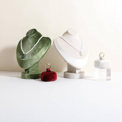Cute Single Ring Holder for selling, Velvet Ring Display Stand for Jewelry Show, Jewelry Storage Display【Red】 - color: Red