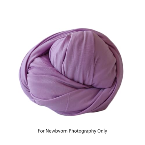 Zeroest Newborn Photography Stretch Wrap Boy Girl Baby Wraps Photography Props - Stretch Blanket for Baby (Purple) - color: Purple