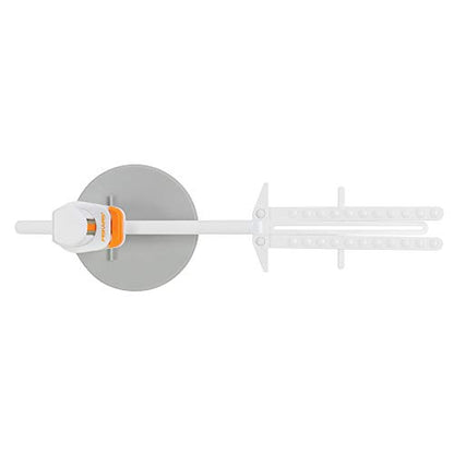 Fiskars Flat Vinyl Alignment Tool, White/Orange