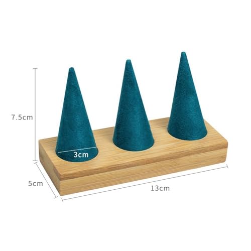 Jewelry Towers Personalized Velvet Jewelry Display Rack Light Luxury Store Mall Shooting Jewelry Display Props Storage Ornaments Jewellery Stand Display(Small) - size: Small