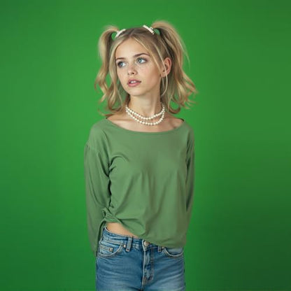 Kate Seamless Paper Backdrop for Photography Green Photo Backdrop Paper Roll (53''x32.8' Stinger) - color: Stinger, size: 53'' x 32.8'