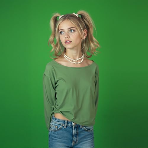 Kate Seamless Paper Backdrop Green Paper Backdrop for Photoshoot (86''x32.8' Stinger) - color: Stinger, size: 86'' x 32.8'