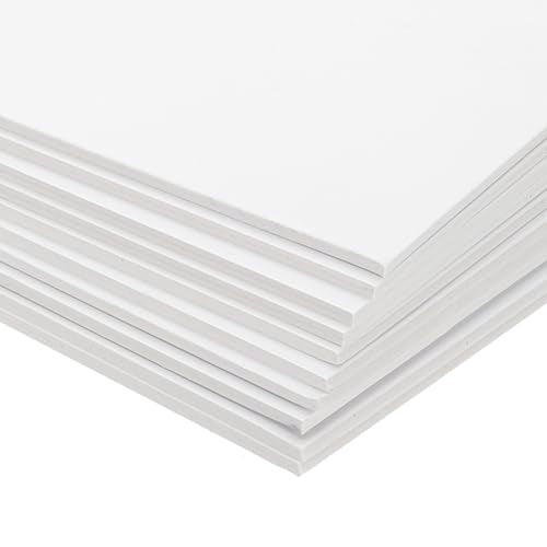 PATIKIL 7x5x0.12" Chipboard Sheets, 20Pcs 120PT Thick Book Board Binders Board Sturdy Bookbinding Supplies for Book Binding Cover, White - color: White, size: 7x5x0.12"