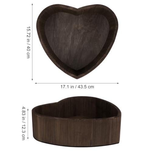 Heart Shaped Photography Props Baby Infant Photo Props Kids Baby Basket Kid Photo Posing Case Clothes Newborn Modeling Wood