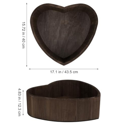 Heart Shaped Photography Props Baby Infant Photo Props Kids Baby Basket Kid Photo Posing Case Clothes Newborn Modeling Wood