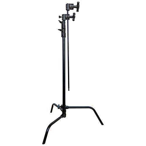 Kupo 40" C-Stand Sliding Leg Kit with Quick-Release System Professional Grip Stand Including 2.5" Grip Head and 40" Grip Arm for Photography, Video Lighting & Rigging Applications - Black (KS707711) - color: Black, size: 40in Sliding Leg Kit with Quick Re