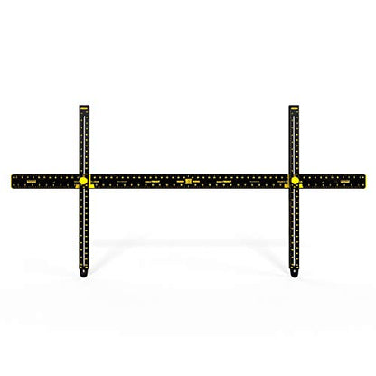 Hang It Perfect Picture Hanging Tool, Mirror Hanging Hardware, Adjustable, Metal, Black, 48"
