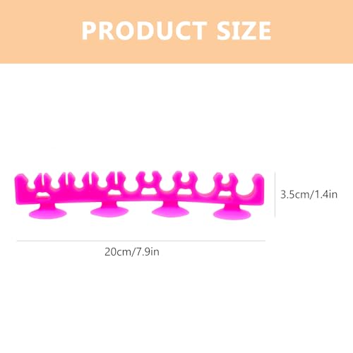 1Pcs Silicone Make up Brush Holder Cosmetic Brush Drying Rack Silicone Makeup Brush Storage Rack Bursh Display Stand with Suction Cup for Bursh and Pen
