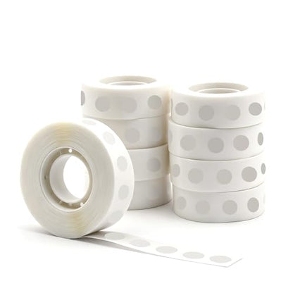 1200 Pieces Glue Points Dots, Balloon Tape, Sticky Dots, Double Sided Glue Points, Balloon Sticky Dots for Craft, Wedding Decoration Point Stickers, Stick Photos