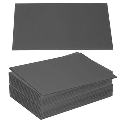 PATIKIL 7x5x0.1" Chipboard Sheets, 20Pcs 100PT Thick Book Board Binders Board Sturdy Bookbinding Supplies for Book Binding Cover, Black - color: Black, size: 7x5x0.1"