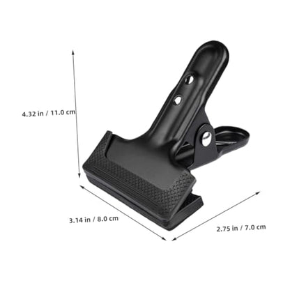 DOITOOL 4pcs Backdrop Clip Heavy Duty Photography Background Fixing Clamps for Securely Holding Various Backgrounds for Studios and Events