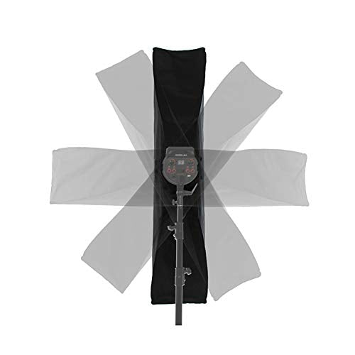 Godox 12"x47" / 30x120cm Softbox, Grid Strip Softbox, Bowens Mount Softbox for Photo Studio Flash Compatible Godox VL150II VL300II SL60W SL60IID SK400II DP400III DP600III QT600III (FW 30x120(1PCS)) - color: FW 30x120(1PCS)