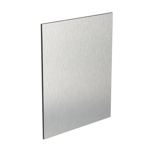 AlumaComp Aluminum Archival Painting & Mounting Panel, 6x12, Double-Sided, 100% Archival, Acid-Free, 4mm Thick, for All Media - Ideal for Professional Photographers, Fine Artists, Graphic Artists - size: 6x12"
