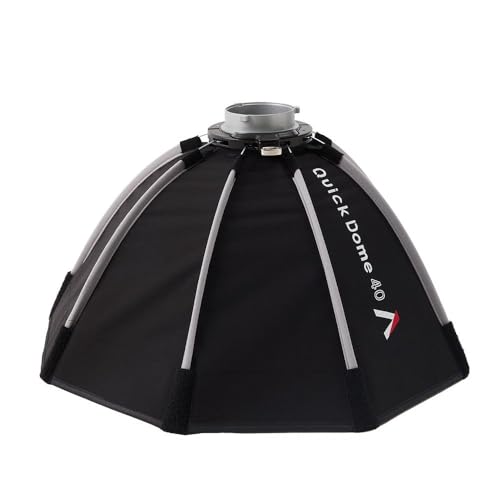 Aputure Quick Dome 40 Softbox,40cm(16inch) Circular Octagonal Quick Release Softbox,Designed for Aputure Storm 80c