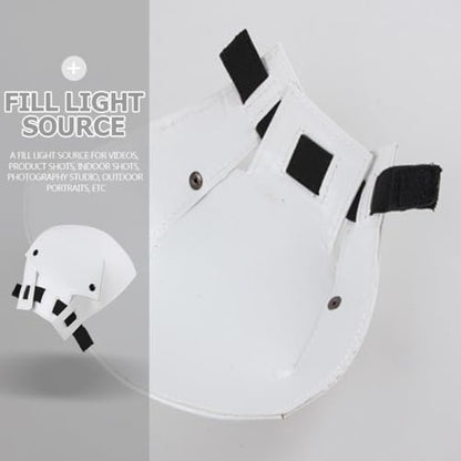 Zerodeko 2pcs Camera Photo Flash Reflector Soft Light Diffuser Bright Reflector Board for DSLR Flash Lighting Studio Use