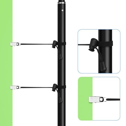 5Pcs Multipurpose Backdrop Background String Clip Holder For Photo Video Photography Studio Adjustable Elastic Background Cloth Clamps