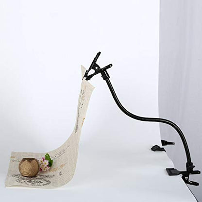 Photo Studio Lighting Light Stand Clamps Background Clip Gooseneck Tube Small Size Reflector Holder - color: C5060