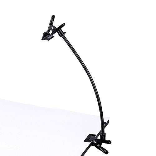 Photo Studio Lighting Light Stand Clamps Background Clip Gooseneck Tube Small Size Reflector Holder - color: C5060