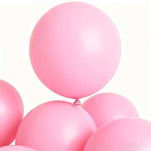 30 Pack Pink Balloons 36 Inch Pink Latex Party Large Balloon Bulk for Various Party Events Decorations - color: Pink, size: 36 inch
