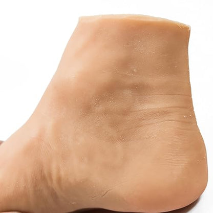 1 Pair Silicone Lifesize Male Mannequin Foot with Bone Display Jewerly Sandal Shoe Sock Display Art Sketch （4201） ( Size : Silicone ) - size: Silicone