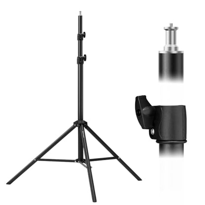 K&F CONCEPT Light Stand for Photography, 9.1ft/2.8M Portable Extendable Photo Video Tripod Stand, Heavy Duty Light Stand Lighting Tripod with 1/4" Screw for Strobe Light/Webcams/Cameras/Softbox - size: 2.8M