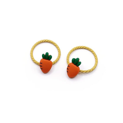 Easter Carrot Hair Clips Baby Girls Rabbit Carrot Hair Pin Easter Bunny Carrot Clips JHE54 (4 Pcs-Set A) - color: 4 Pcs-Set A