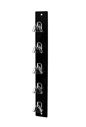 Marketing Holders 2 Pack Safety Glasses Holder Acrylic 5 Pair Wall Mount With Hardware Automotive Plants Mining Sites Eyewear Rack for Optical Centers and Outlet Stores Lightweight Modern Black - size: 5 Tier Black