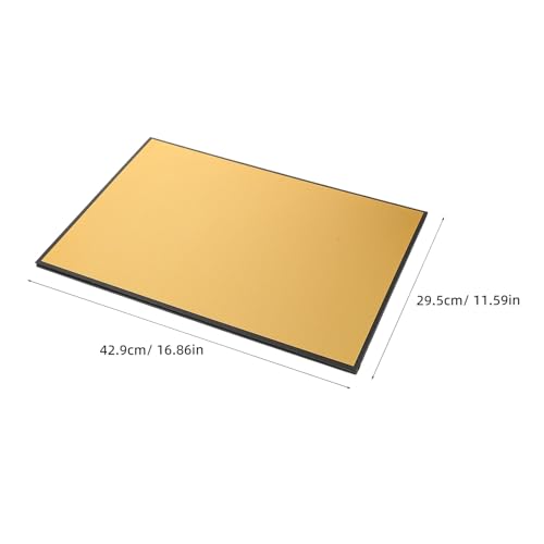 A4 Gold Photography Light Reflector Panel Portable Mini Photo Studio Accessory Foldable Fill Light Diffuser for Product and Portrait Shooting