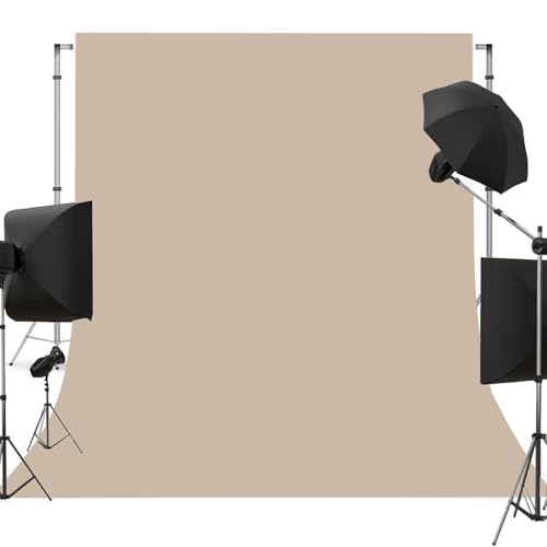 Beige Photo Backdrop for Photoshoot Beige Background for Photography Photo Backdrop Curtain for Party 5 x 7 FT - color: Beige, size: 5x7 FT