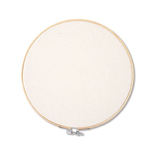 REOVE Wall Hanging Pin Collection Display Stand Enamel Pin Display Holder Display Board, Canvas Leather Embroidery Hoop for Display Pins Buttons Wall Decoration - color: Primary-cavas