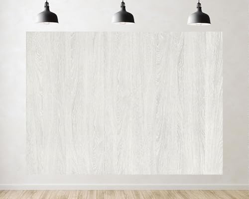 Trykid 10x6.5ft Light White Washed Wood Backdrop Bright Clean Soft Neutral Photography Background Bridal Shower Party Decoration Tapestry Photo Booth Prop Fabric - size: 10x6.5ft