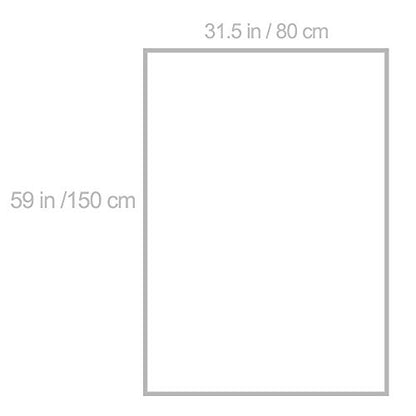 Meking White PVC Backdrop, 30X60inch/80x150cm Matte & Reflective PVC Vinyl Seamless Photography Background for Studio Video Photo Shooting - color: White