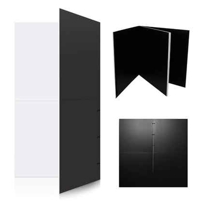 Photography Reflector Cardboard 39 X 39 Inch Reflective Diffuser Board Double Sided for Photo Studio Still Life Product Food Shooting