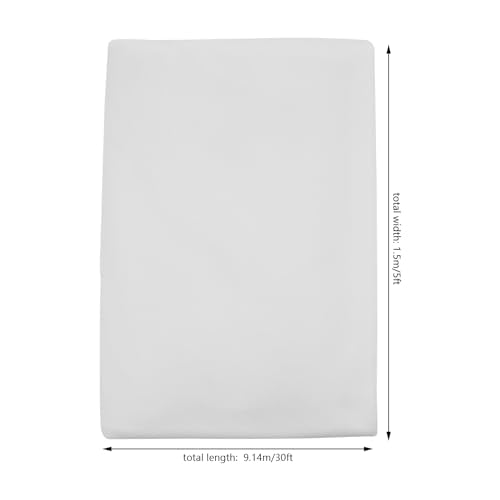 White Ceiling Drapes for Wedding, 6 Panels 5FT*30FT Wedding Arch Draping, Chiffon Fabric Backdrop Drapes, Wedding Ceiling Decorations - color: 6 Panels 5FT*30FT, White
