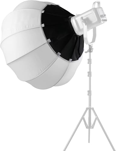 GVM Lantern Softbox Soft Light Modifier, 26inch, Quick-Setup Quick-Folding GVM Light Upgraded for GVM SD80D P80S SD300D SD200D SD200S ST200R ST100R PR150D PR150R and Other Bowens Mount Light - size: 65cm-softbox