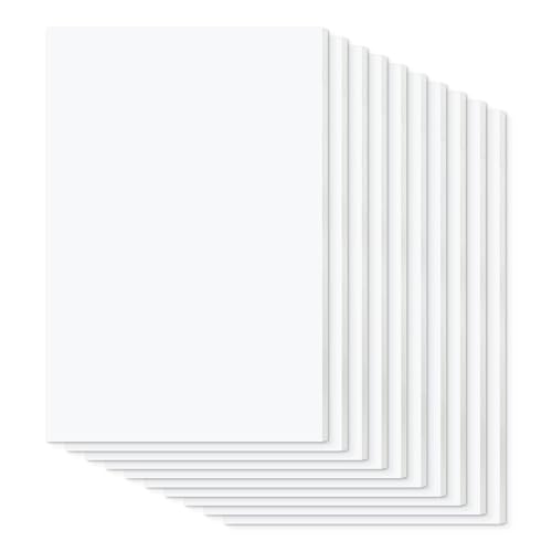 Mat Board Center Premium White Foam Core Board - 20x30 Inches, 3/16 Thick - 10 Pack, Acid-Free - Ideal for Mounting, Crafts, Art, and Presentations - color: White, size: 20x30