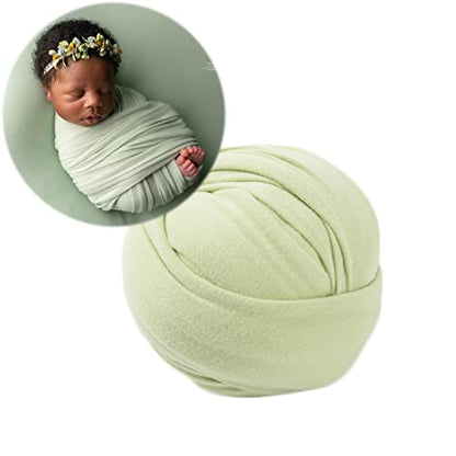 Zeroest Newborn Photography Outfits Props Stretch Wraps for Baby Boys & Girls - Light Green - color: Light Green