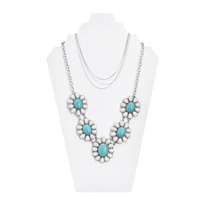 Ikee Design 2pcs Set Wood Jewelry Display Bust with Easel for 3 Necklaces, Wash White Color, ‎8.3" W x 4.3" D x 13" H - color: Wash White