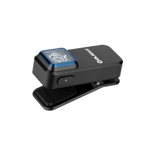 OLIGHT Oclip Rechargeable EDC Flashlight 300 Lumens Dual Sources Compact Pocket Clip Light, Convenient USB C Charging, Magnetic Flash Lights for Working, Cycling, Emergency, Signaling Tool(Black) - color: Black