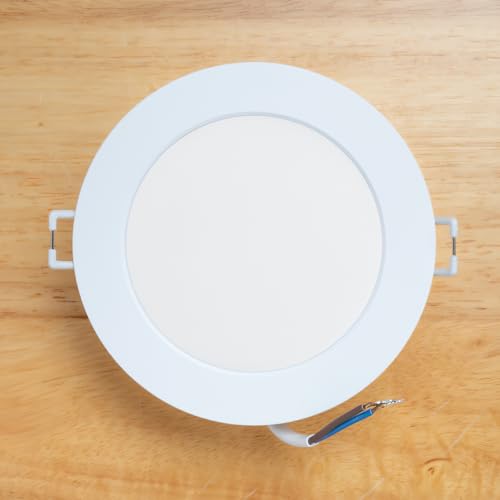 Hemobllo Ceiling Light Diffuser Covers - 6 Pcs 5 Inch Anti-Glare LED Downlight Diffuser Plastic Spotlight Diffuser Covers DIY Lighting Accessories for Ceiling Light LED Downlight Spotlight