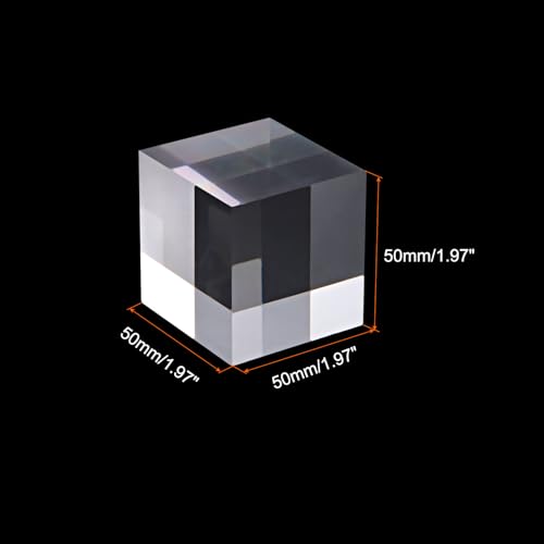 PATIKIL 2"x2"x2" Jewelry Display Riser, Polished Acrylic Cube Display Stand Block Collection Showcase Ring Holder Square, Clear - size: 2" x 2" x 2"