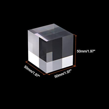 PATIKIL 2"x2"x2" Jewelry Display Riser, Polished Acrylic Cube Display Stand Block Collection Showcase Ring Holder Square, Clear - size: 2" x 2" x 2"