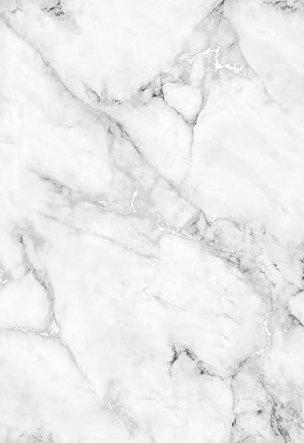 Main Street Peel and Stick Wallpaper Eco-Friendly Sheets 12 Pack, 11 X 16 Inch Carrara Marble Design, Wall Mural for Home Decor, Removable Wall Decor Wallpaper Peel and Stick for DIY Projects - style: Carrara Marble Design SCF