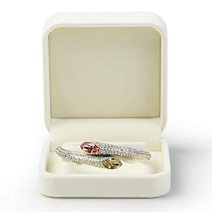 Oirlv Velvet Bracelet Gift Boxes White Bangle Display Jewelry Box - style: Bracelet/Bangle Box