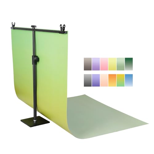 Yoocheese Photo Backdrop for Product Photography: 6pcs/12color Paper Background kit for Food Photos, Small Item Photoshoot - for Product Photographer & Content Creator (22x34inches New) - color: Gradient New 6pcs/12color