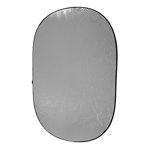 Fotodiox 48x72in 5-in-1 Collapsible Reflector Panel with Bag for Photography and Video - Black, Gold, Silver, Translucent, and White Panel - size: 48x72in (120x180cm)