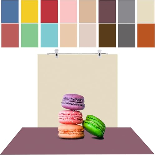 8PCS 16Patterns Product Photography Backdrops: Flat Lay Seamless 34x23in Macaron Paper Props - Tabletop Photo Backdrop Shoot for Jewelry Cosmetics Food - color: Morandi color-8pcs