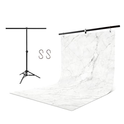 Pino Studio Photography Background Sheet - Marble(with Stand) - color: Marble(with Stand)